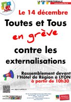 Toutes et tous mobilisé.es contre l'externalisation des agents (…)