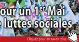 Pour un 1er mai de luttes sociales