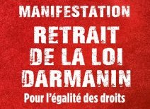 Pour le retrait de la loi Darmanin : manifestation dimanche 21 janvier 11h (…)