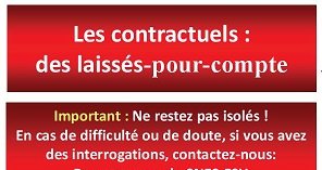 Spécial non-titulaires : Les contractuels, des laissés-pour-compte !