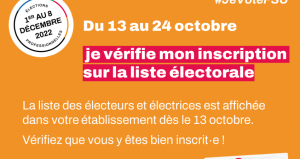 Elections pro 2022 : Vérifier son inscription sur les listes électorales