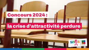 Concours 2024 : la crise d'attractivité perdure