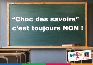 Acte 2 du « Choc des savoirs » : La ministre s'entête et cela ne fera (…)