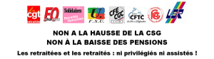 Retraités : journée nationale d'actions jeudi 15 mars 2018