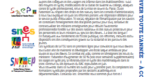 Conseil d'administration : le courrier de l'établissement