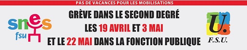 Pas de vacances pour les mobilisations : défilés le 1er mai, en grève le 3 (…)