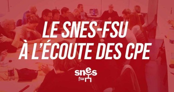 Aux collègues CPE : vigilance toujours et encore pour le respect de notre (…)