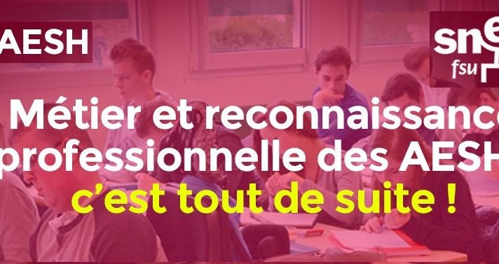 Réunion d'information syndicale spéciale AESH mercredi 18 décembre à (…)