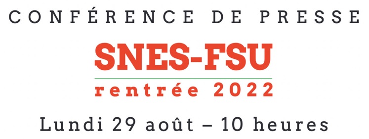 Rentrée 2022 – Conférence de presse