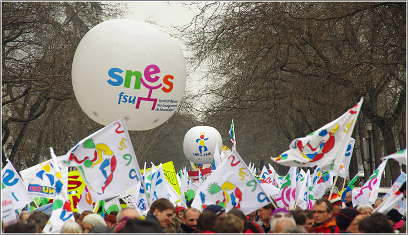 Quelques photos de la manifestation du 06 avril à Paris