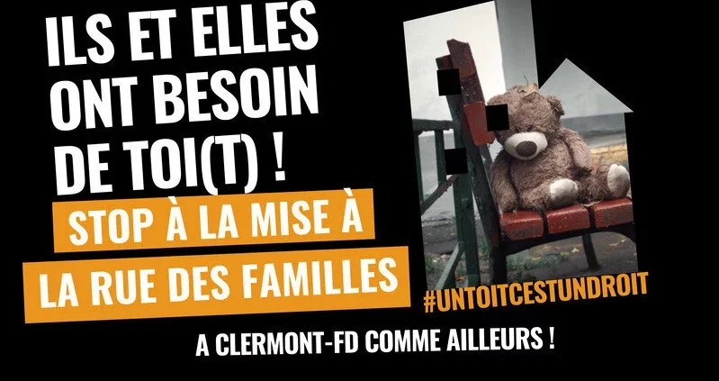 Non à la mise à la rue des familles et des enfants : rassemblement JEUDI 11 (…)