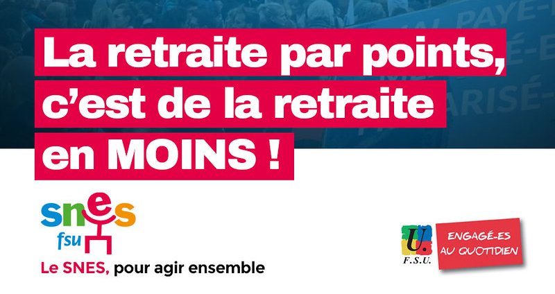 Retraites par points : combattre un projet dangereux, tous en grève le 5/12 !