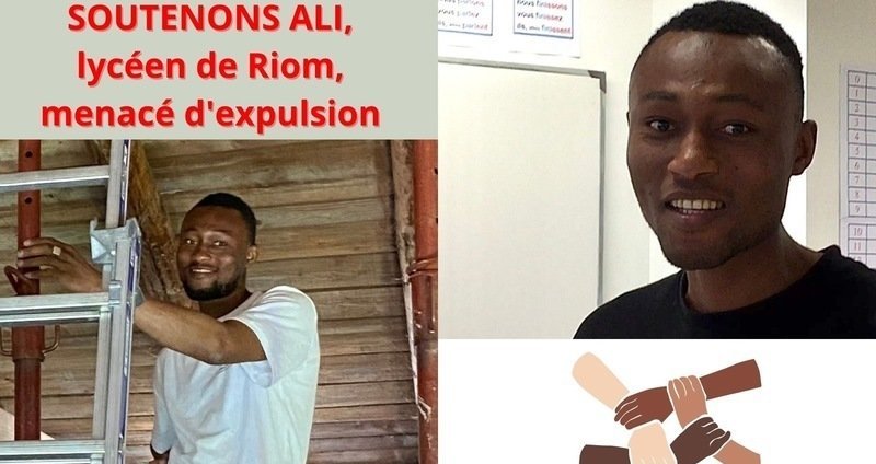 Pétition : SOUTENONS ALI, lycéen de Riom, menacé d'expulsion !