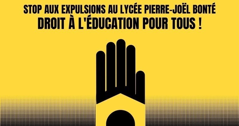 Pétition : Soutenons 2 nouveaux lycéens de Riom menacés d'expulsion !