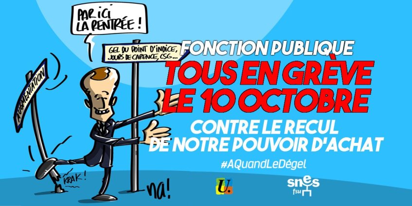 Fonction Publique, grève le 10 octobre - tous les outils pour mobiliser (…)