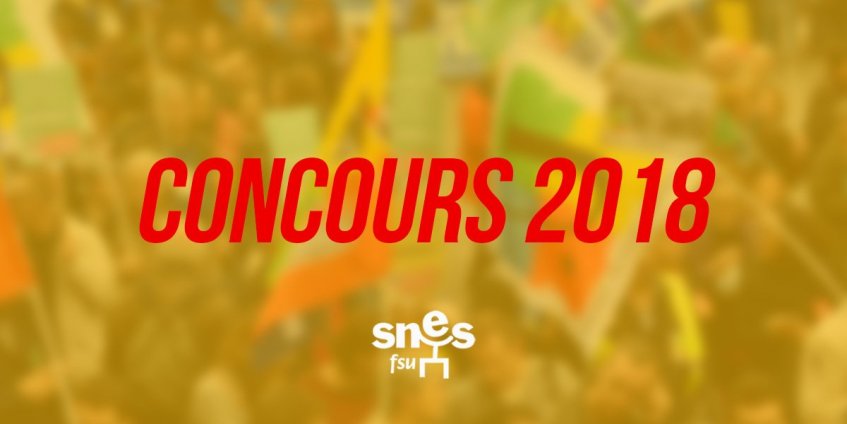 Postes offerts aux concours 2018 en forte baisse !