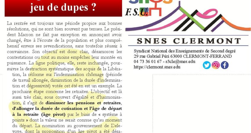 Bulletin n° 185 du 20 septembre 2019