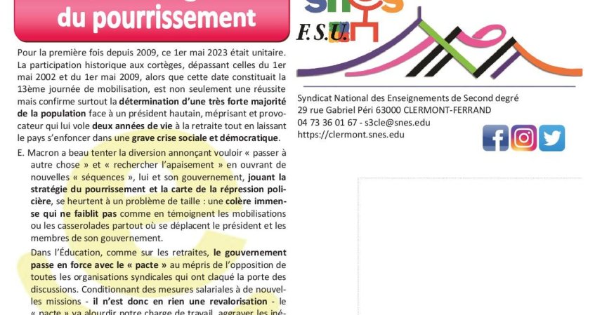 Bulletin n° 199 - mai 2023