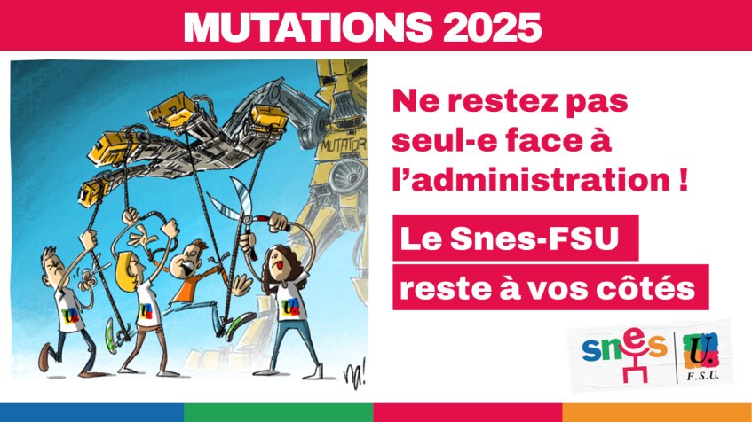 Mutations Inter-académiques 2025 : infos, outils et conseils du SNES-FSU