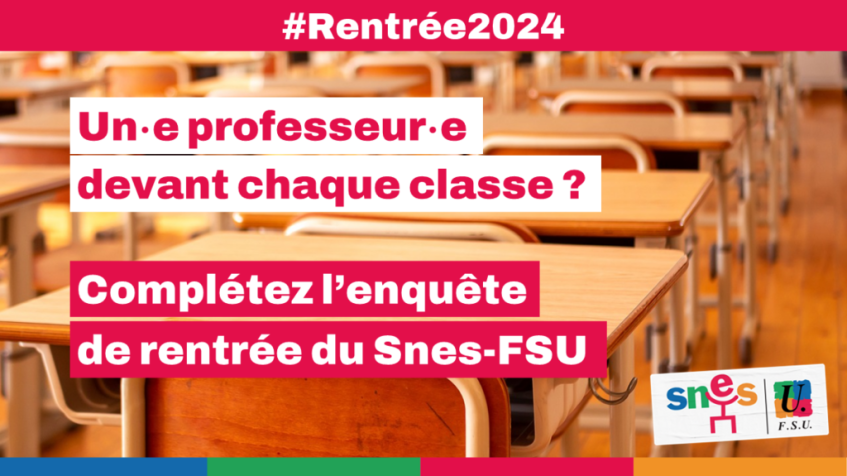 Enquête de rentrée