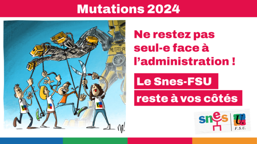 Mutations Intra 2024 : les infos, les conseils et les outils du SNES-FSU