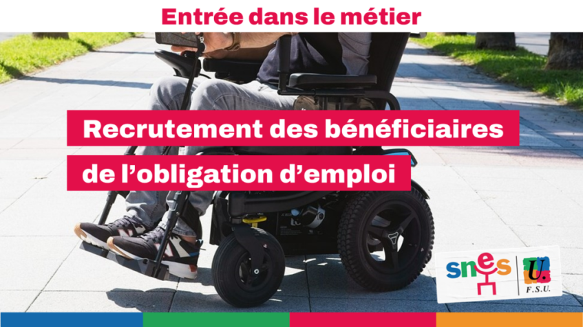 Être recruté·e en tant que Bénéficiaire de l'Obligation d'Emploi (…)