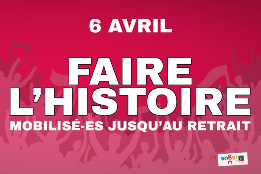 Retraites : en grève jeudi 6 avril !