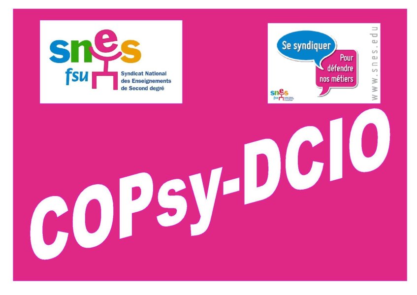 COPsy-DCIO : Orientation et Education : chronique d'un divorce annoncé