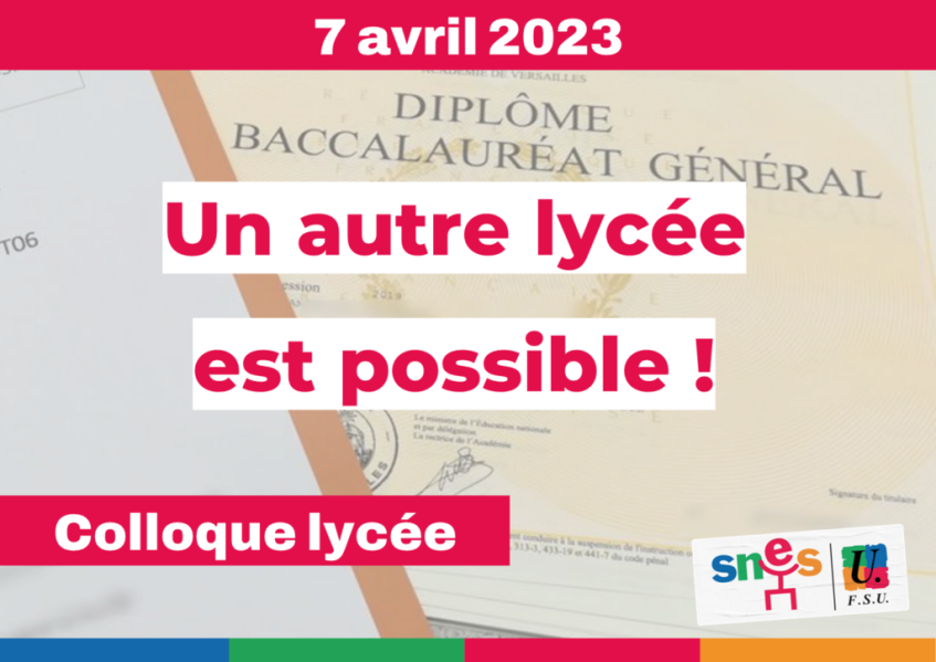 Un autre lycée est possible !