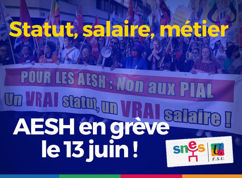 AESH : comptes-rendus de la délégation au rectorat et de l'AG du mardi (…)