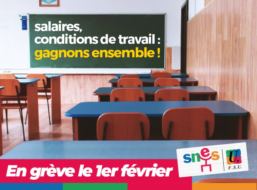 Grève unitaire le 1er février : pour nos salaires, nos conditions de (…)