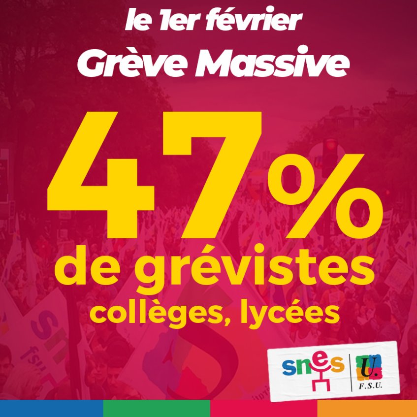 Grève massive dans les collèges, les lycées et les CIO de l'académie