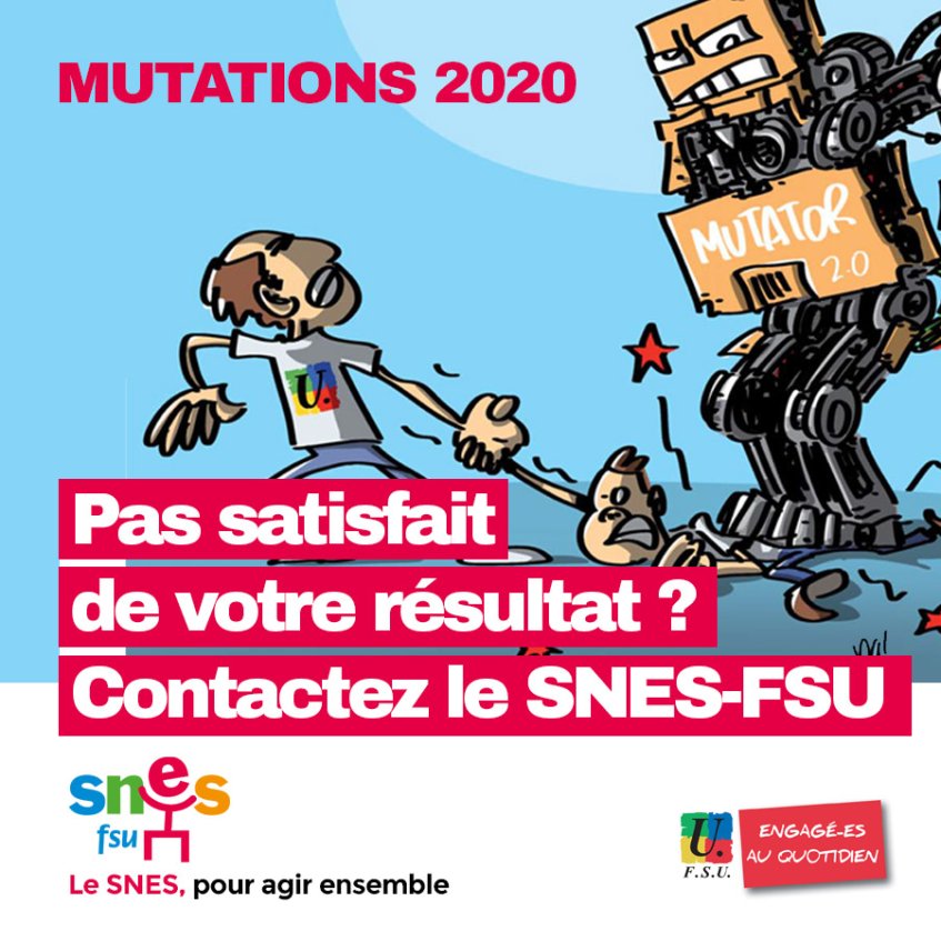 Résultat inter 2020 : recours auprès de l'administration avec le SNES-FSU