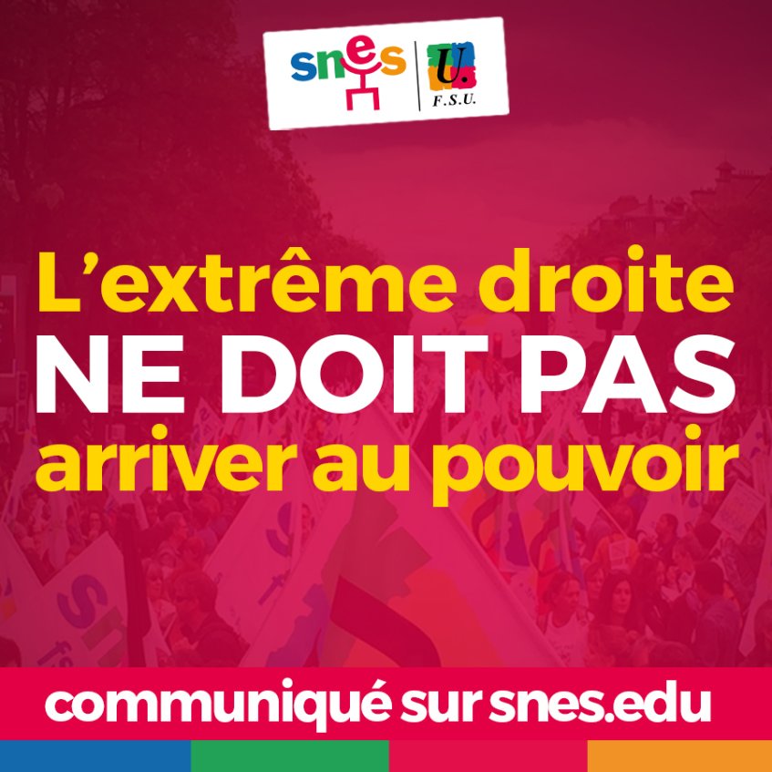 Second tour des législatives, l'extrême droite ne doit pas arriver au (…)