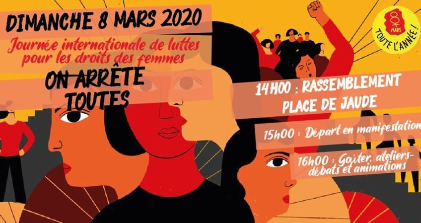 8 mars : journée internationale de lutte pour les droits des femmes