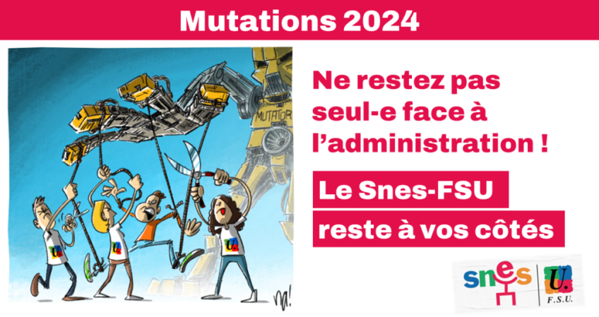 Mutations Intra 2024 : les infos, les conseils et les outils du SNES-FSU