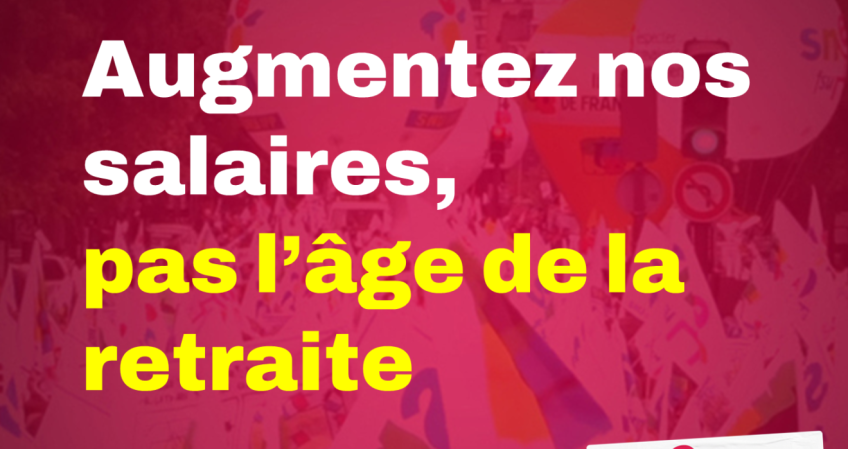 Réforme des retraites : en congé, toujours mobilisé·es pour le retrait, en (…)