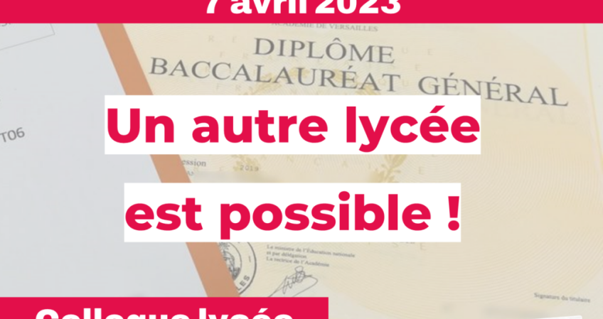 Un autre lycée est possible !