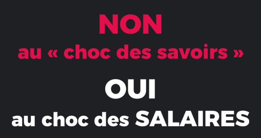 Salaires, choc des savoirs : en grève le 6 février et dans les mobilisations (…)