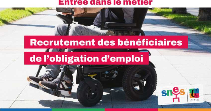 Être recruté·e en tant que Bénéficiaire de l'Obligation d'Emploi (…)