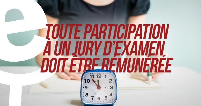 Toute participation à un jury d'examen doit...