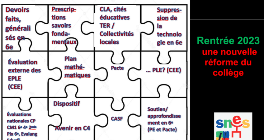 Une réforme qui im-pacte tout le collège